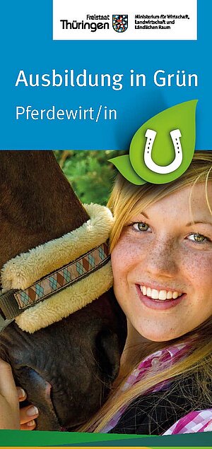 Cover_Flyer Ausbildung in Grün. Pferdewirt/in Cover_Flyer Ausbildung in Grün. Pferdewirt/in