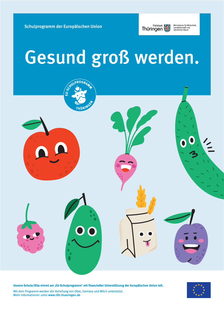 Obst, Gemüse, Milch