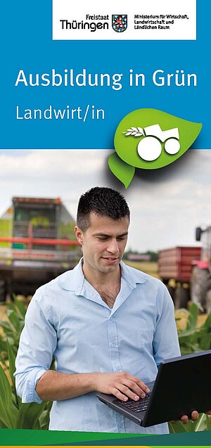 Cover_Flyer Ausbildung in Grün. Landwirt/in Cover_Flyer Ausbildung in Grün. Landwirt/in